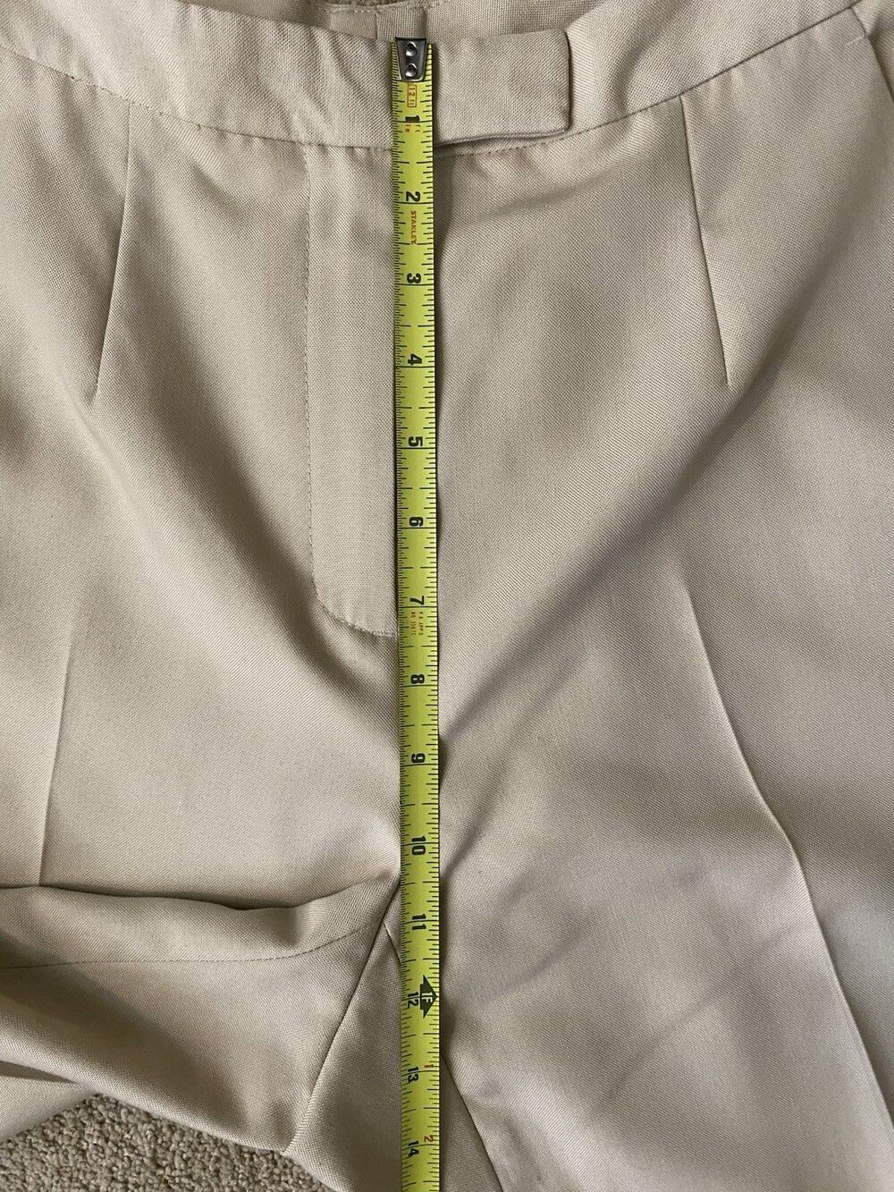 Liz Claiborne LizSport Hi Rise Vintage 90’s Beige Trousers Women’s Size 8 - Picture 9 of 13